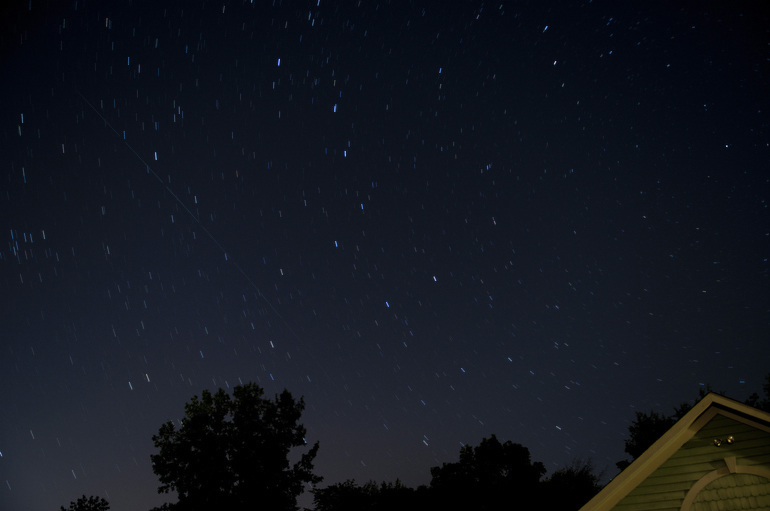 This is the Cosmos 2263 rocket, launched in 1993 and still orbiting the Earth.