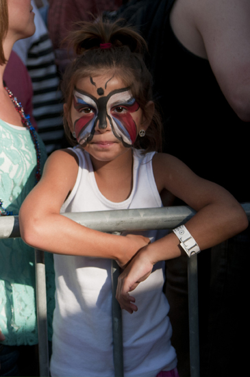 INDYpendence Day Concert on Georgia Street, Friday, July 4, 2014. Isabella Rodriguez, 7, waits for Dirty Heads, her first concert, to start.