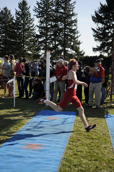The last cross-country finish line I\\'ll see him cross.